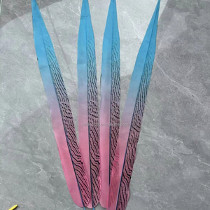 Plumes décoratives de haute qualité Look réaliste et plumes de faisan en argent artificielles durables pour Costumes bricolage Craftsnd