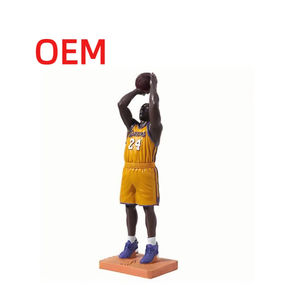 Figura de acción de jugador de baloncesto de la <span class=keywords><strong>NBA</strong></span> de PVC 3D personalizada, juguete de dibujos animados de plástico para decoración del hogar con tema de animales congelados - Product Image 6