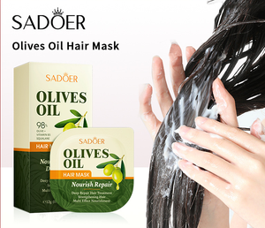 Série de shampooings à l'huile d'olive Antipelliculaire Hydratant Lissant Biologique Vegan Nourrissant Contrôle du sébum Shampooing Après-shampooing Masque capillaire - Product Image 3