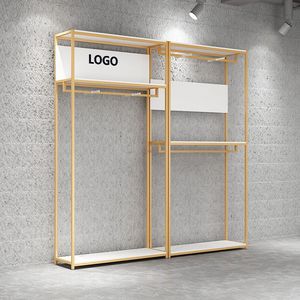 Expositor de Ropa para Tienda de Ropa de Mujer y Niño, Estante Colgante de Ropa de Piso a Techo, Mueble de Almacenamiento para Salón - Product Image 1