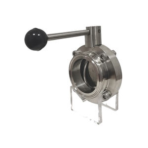 วาล์วผีเสื้อแบบแมนนวลพร้อมที่จับสำหรับกันน้ำวาล์วผีเสื้อเชื่อมต่อเร็ว - Product Image 4