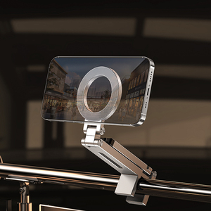 מעמד חצובה מתקפל מתכוונן אוניברסלי עם סיבוב 360 מעלות, מחזיק טלפון נייד עם מגנט חזק יותר לאייפון 15 פרו מקס - Product Image 3