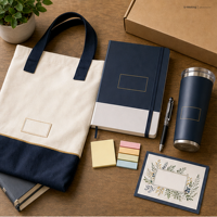 Kit de Regalo Personalizado para Maestros con Bolso, Cuaderno, Vaso, Bolígrafo, Notas Adhesivas, Insignia y Tarjeta, Venta al Por Mayor
