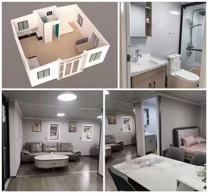 Maisons modulaires de luxe prêtes à l'emploi, extensibles, 5 chambres, préfabriquées en conteneurs, matériaux en panneaux sandwich <span class=keywords><strong>d</strong></span>'acier, <span class=keywords><strong>prix</strong></span> compétitifs - Product Image 6