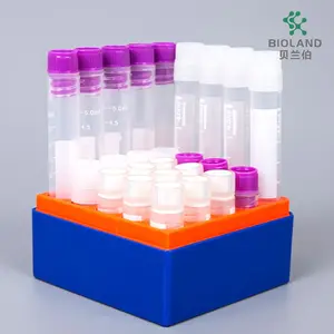 Medical Grade Disposable CryoBoxes For Cell Culture Cryogenic 25 Holes 81 Holes 100 Holes Cryo Freezer Boxes For Freezing Tube