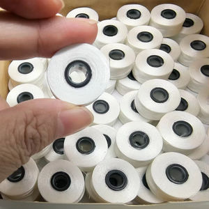 70D/2 75D/2 L weißer Polyester-Magnetkern vorgewickelte Bobinen-Faden magnetischer Bobinen-Faden - Product Image 1