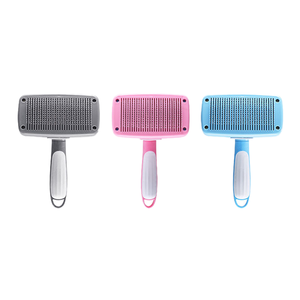 Selbstreinigende, umweltfreundliche und sichere Tierhaarbürste aus Edelstahl – Massage- und Pflegewerkzeug für Hunde und Katzen gegen Fellwechsel - Product Image 5