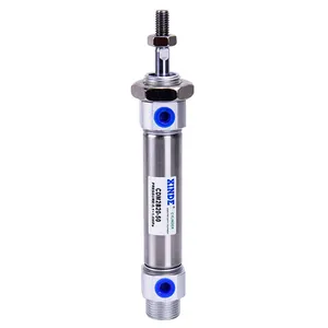 Manufacturers Direct High Quality Stainless Steel Mini Pneumatic Cylinder Telescopic Single Acting Pneumatic Cylinder