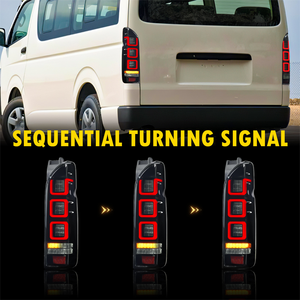 Bán buôn Điều kiện Mới 200 Series LED Đèn hậu cho Toyota Hiace 200/300 Auto Hiace xe đèn hậu 12V cho 2005-2018 mô hình - Product Image 6