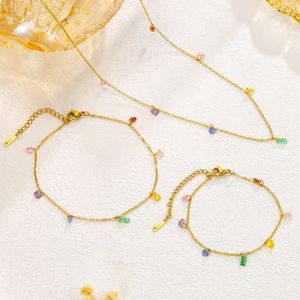 Модное легкое роскошное очаровательное колье с цирконием - Product Image 1