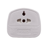 Adaptador de viaje con enchufe del Reino Unido a Europa, EE. UU., Australia Tipo de enchufe Adaptador turístico universal