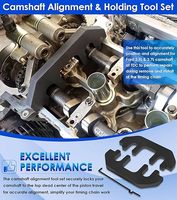 Outils professionnels de calage moteur, kit d'outils de maintien d'arbre à cames pour la réparation de moteurs automobiles