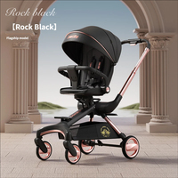 Poussette Bébé Luxe Haut de Gamme Multifonctionnelle Légère Pliable à Quatre Roues en Alliage d'Aluminium Réglable – Vente en Gros
