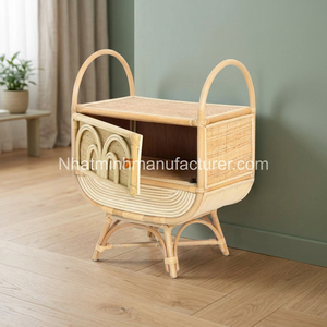 Meilleur vendeur Armoire en rotin Naturel Durable Meubles pour enfants pour la décoration de la maison Vente en gros Fabriqué au Vietnam - Product Image 4