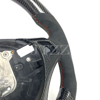 Volant de direction FOCar en Alcantara, daim et fibre de carbone pour BMW E90 E91 E92 E81 E82 E82 E87 E88 2011 2012 M Sport