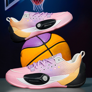 รองเท้าบาสเก็ตบอลแบบไม่จำกัดเพศน้ำหนักเบา ระบายอากาศได้ดี พื้นรองเท้ายาง รองเท้าผ้าใบสำหรับกิจกรรมกลางแจ้ง - Product Image 5