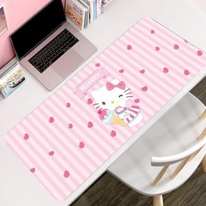 Alfombrilla de Ratón Personalizada de <span class=keywords><strong>Anime</strong></span> con Diseño de Hello Kitty, de Goma, Antideslizante, Resistente a Arañazos, Color Rosa, Sublimación - Product Image 2