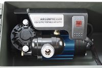 Pompe à air Portable 12v système d'air embarqué réglage de voiture compresseur d'air de voiture tout-terrain avec pistolet à pression des pneus