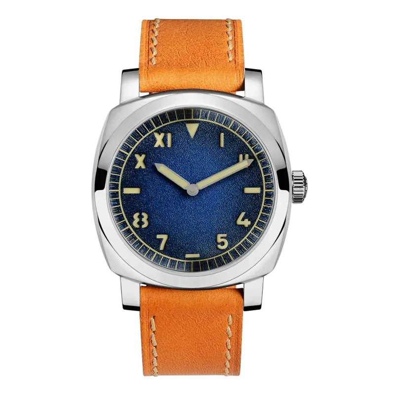 Construire votre propre montre marque 20atm 316l en acier inoxydable nh37 rétro vintage plongée mécanique automatique montre homme à vendre