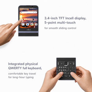 <span class=keywords><strong>Teléfono</strong></span> Inteligente Empresarial 4G con Pantalla Táctil, Diseño Plegable Minimalista, Teclado QWERTY, 4GB+64GB, 4G LTE Global, Doble SIM, OEM, ODM, Sistema <span class=keywords><strong>de</strong></span> Interfaz <span class=keywords><strong>de</strong></span> Usuario Personalizado - Product Image 2