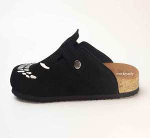 Sandalias Mules BK Personalizadas para Mujer, Material de Cuero Genuino, Soporte para el Arco, Suela Plana Ligera, Material de Corcho - Product Image 4
