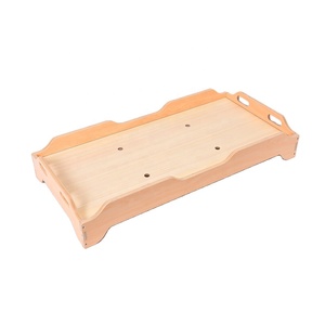Letto <span class=keywords><strong>Montessori</strong></span> in Legno, Arredamento Prescolare, Letto a Terra Impilabile per Bambini - Product Image 3