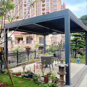 Kits de pergola motorisée en aluminium avec toit à lames orientables, cadre thermolaqué, pour balcon et design élégant - Product Image 6