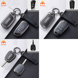 DM Métal En Cuir Clé De Voiture Cas Couverture Complète Shell pour Citroen CACTUS C4L <span class=keywords><strong>Peugeot</strong></span> 508 301 2008 <span class=keywords><strong>3008</strong></span> 408 C5C3 Auto Clé <span class=keywords><strong>Protection</strong></span> - Product Image 6