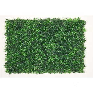 Green Grass Wall Boxwood Hedge Flower Artificial Plant Green Wall For Vertical Garden Home Decoration