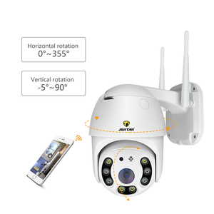 กล้องวงจรปิด JorTan 1080P Wi-Fi แบบโดมสำหรับภายนอกอาคาร พร้อมเซ็นเซอร์ CMOS มองเห็นในเวลากลางคืน ระบบ PTZ กันน้ำ IP66 เสียงสองทาง และควบคุมผ่านแอป - Product Image 6