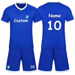 Benutzer definierte Orange Solid Color Plain gefärbte Vintage Jersey Football Club Trikot American Custom Design Fußball Trikot Set - Product Image 6