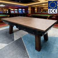 Table de billard américaine classique en ardoise de haute qualité à prix compétitif 9 pieds 8 pieds