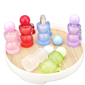 Flacons de parfum en verre givré de 30 ml avec pompon, contenants de parfum rechargeables, flacons de parfum en verre à vaporisation fine vides - Product Image 6