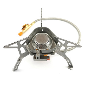 Portable Windproof Mini Stainless Steel Camping <b>Stove</b> With Foldable Burner Head Lightweight Outdoor Gas <b>Stove</b> - Product Image 3
