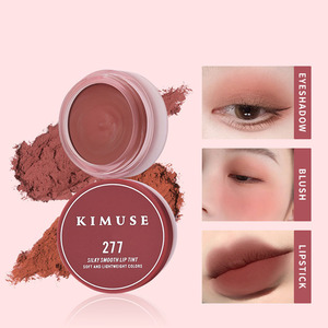 Nuovo Balsamo Labbra in Barattolo KIMUSE 5 Colori Impermeabile, Rossetto Opaco Vellutato Mousse Blush <span class=keywords><strong>Tinta</strong></span> Labbra - Product Image 4