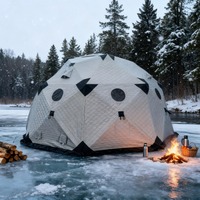 Tente de pêche sur glace portable isolée en coton, nouvelle collection 2026, vente en gros : OEM/ODM |   Couleur/taille/logo personnalisés |   Directement de l'usine