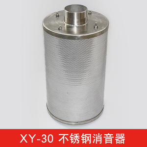 Silencieux de pompe à vide haute pression en acier inoxydable de 3 pouces XY-30 DN80, silencieux de sécheur déshydratant, dispositifs de réduction du bruit - Product Image 2