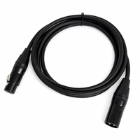 Câble de microphone XLR professionnel, câble audio équilibré à double blindage pour utilisation sur scène, sonorisation en direct, haut-parleur