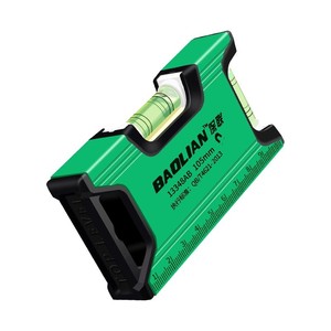 Baolian Magnetic Level Gauge 105mm Aluminum Alloy Spirit Level For Construction And DIY - Product Image 2