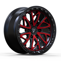Rines de Aleación Personalizados 18X8.5 6X139.7 4x4 Estilo Beadlock DOT VIA para Toyota Hilux Tacoma 4Runner Land Cruiser Prado 90/120/150