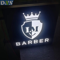Enseigne de lettres LED en acrylique illuminé pour intérieur/extérieur Boîte à lumière publicitaire pour boutique électronique avec décoration élégante