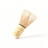 Fouet à thé Matcha en bambou fait main avec logo personnalisé, accessoire de cuisine pour cérémonie japonaise, 100% Matcha
