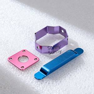 قطعة معدنية مصنوعة بالدوران الدقيق من الفولاذ المطلي حسب الطلب، دعامة فتحة فولاذية للربط في البوابات - Product Image 1