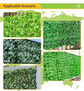 Valla de setos artificiales y decoración de hojas de vid de <span class=keywords><strong>hiedra</strong></span> falsa para decoración al aire libre Valla de privacidad de <span class=keywords><strong>hiedra</strong></span> <span class=keywords><strong>artificial</strong></span> - Product Image 5