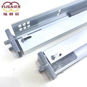 Fusaier 3 lần mềm đóng undermount Ngăn kéo trượt Đường Sắt Mỹ Loại Tủ Ngăn Kéo RUNNER cho nhà bếp ăn uống khách sạn 3D thiết bị - Product Image 5