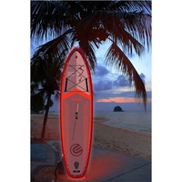 Planche à pagaie gonflable portable, étanche et durable, avec lumière LED et sac, fabrication OEM sur mesure, livraison directe d'usine ESUP
