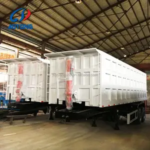 China Aotong 2 axle tipping/dump/dumper semi trailer/truck trailer manufacturer