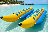Bateau banane gonflable en PVC durable à vendre, prix compétitif pour les sports nautiques de plage et de parc aquatique