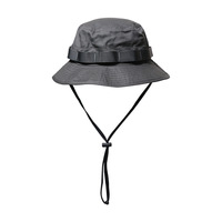 Vintage tactische cartoon bucket hat met verstelbare band, winddicht, trekkoord, aangepast logo, outdoor party streetwear