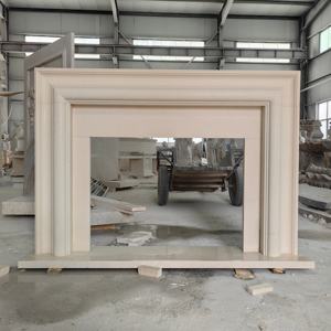 युआंडा कस्टम हाथ से नक्काशीदार सफेद संगमरमर की फिजगह मैटल के आसपास, विला होटल के लिए क्लासिक यूरोपीयन शैली के पत्थर की फिकप्लेस फ्रेम के चारों ओर - Product Image 5